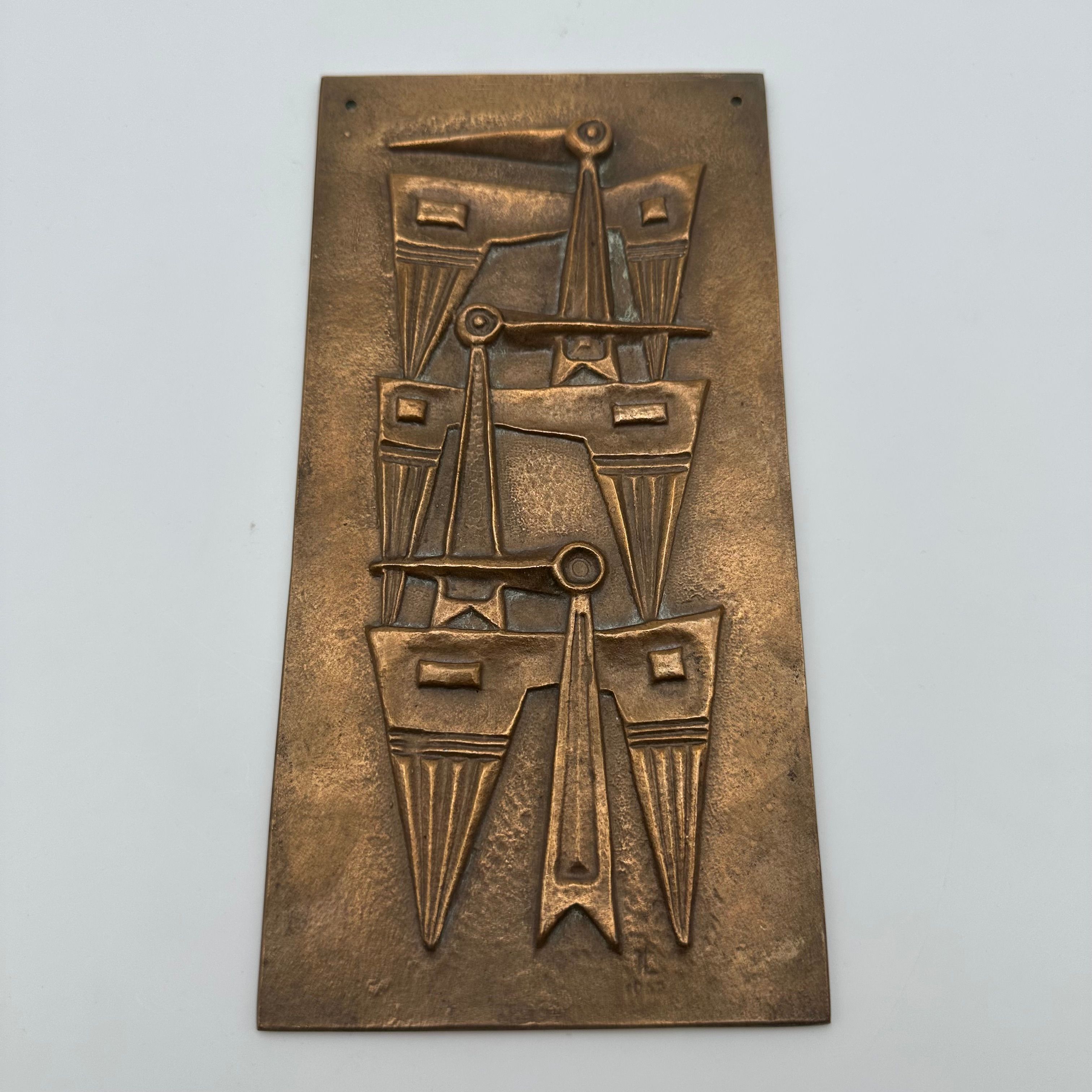 Bronze Wall Plaque – By László Tóthfalusi, Hungary, circa 1950's