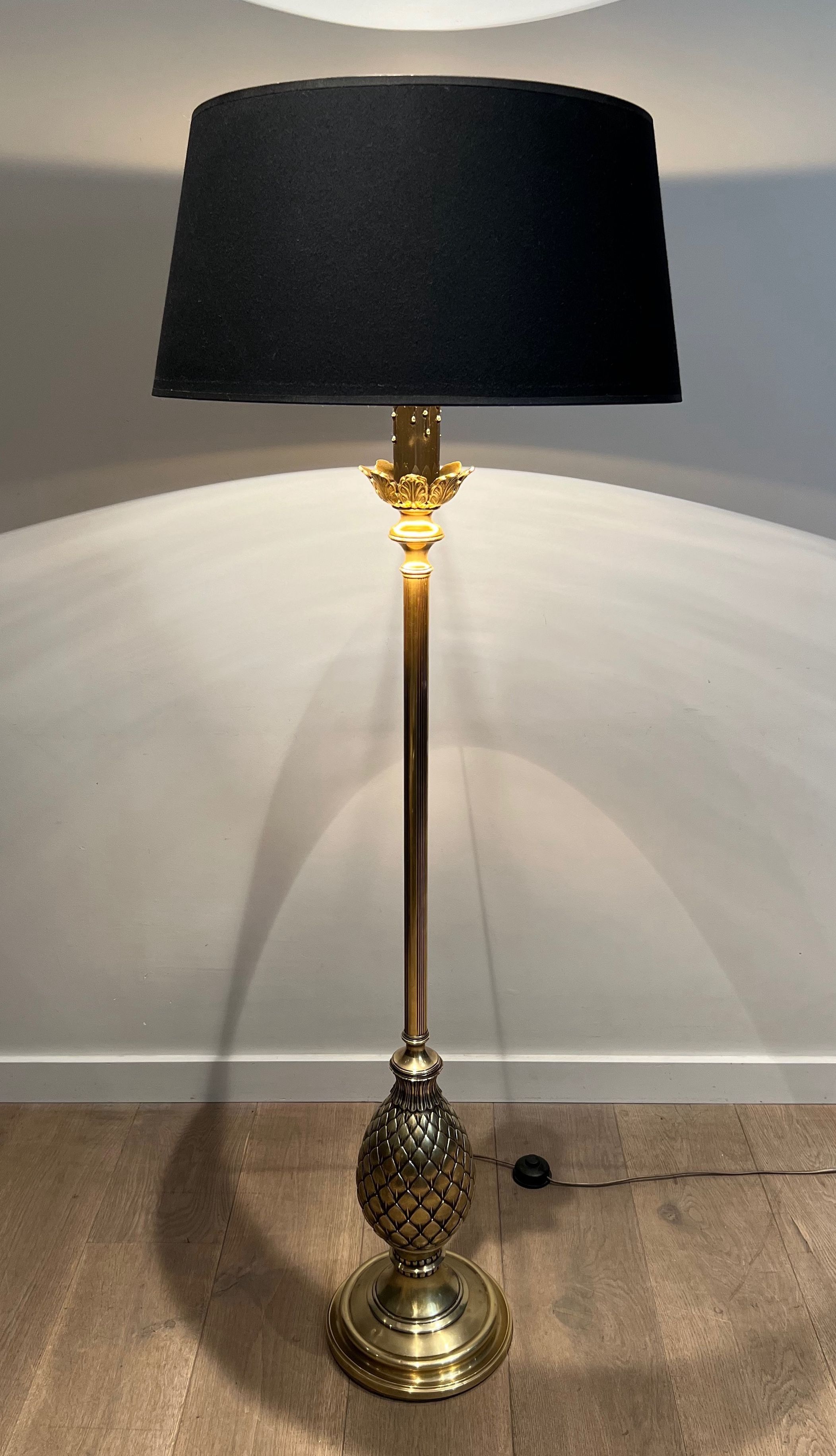 Pineapple Brass Floor Lamp