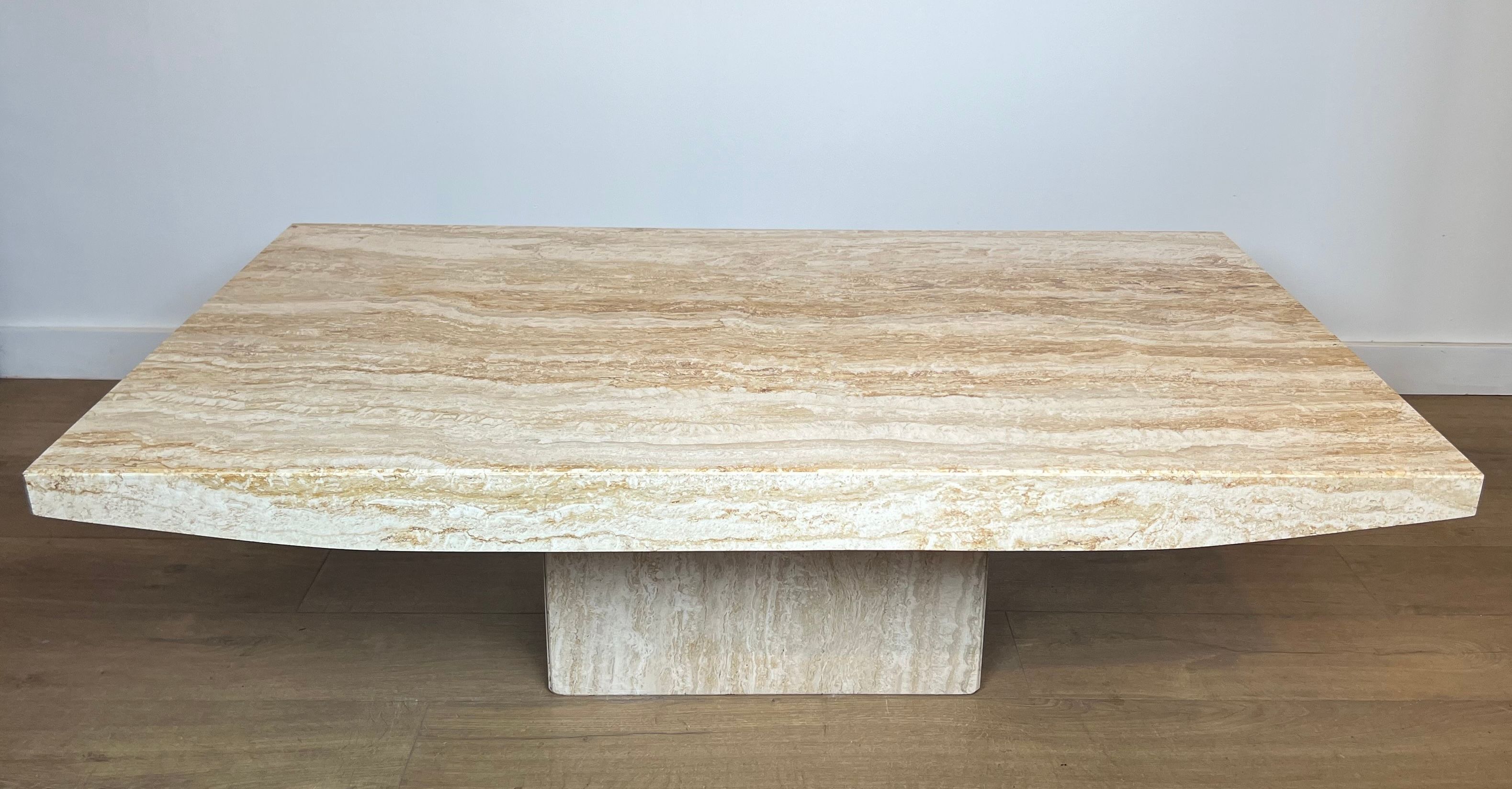 Travertine Coffee Table by Stone international