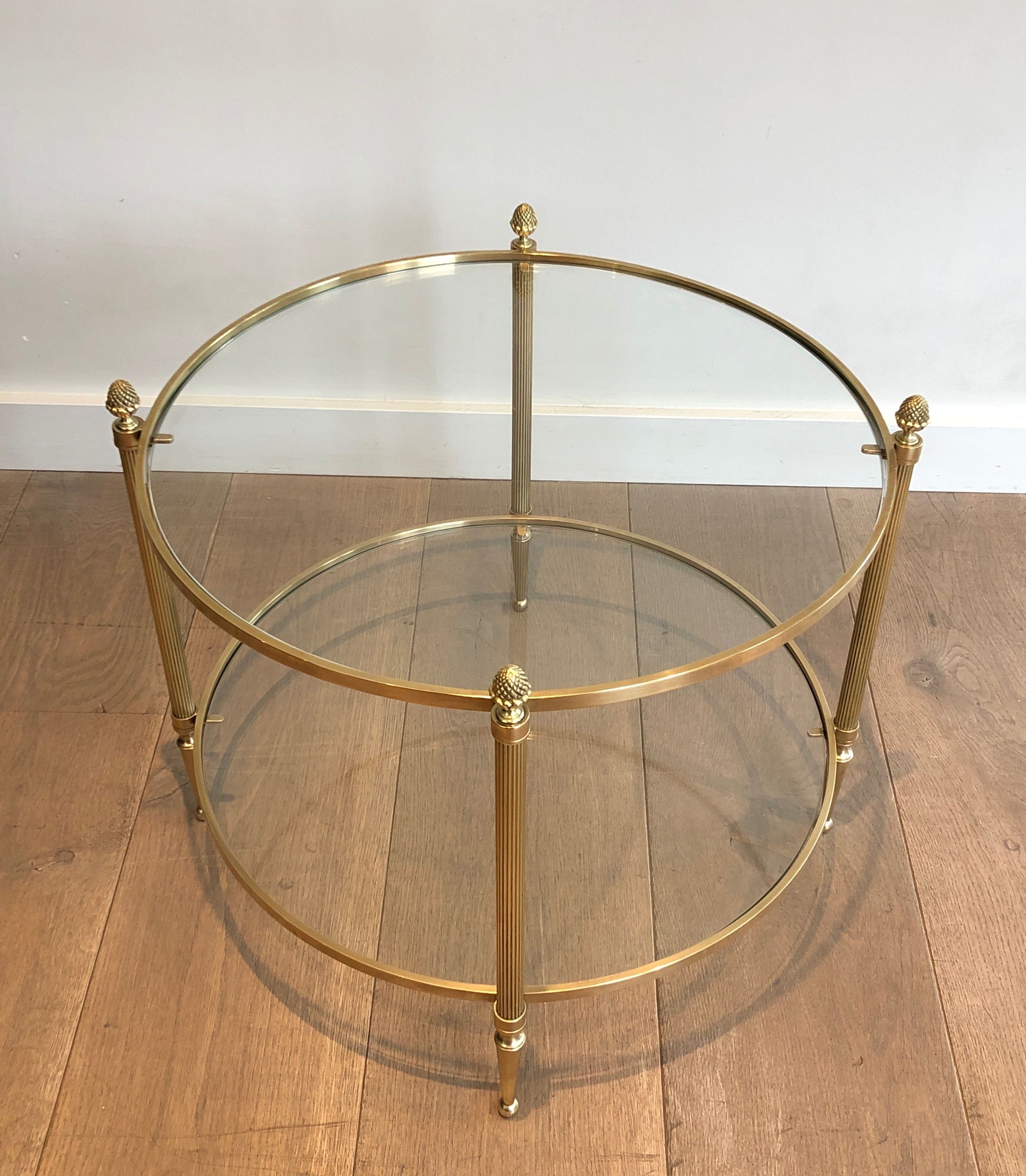 Small Round Coffee Table by Maison Baguès