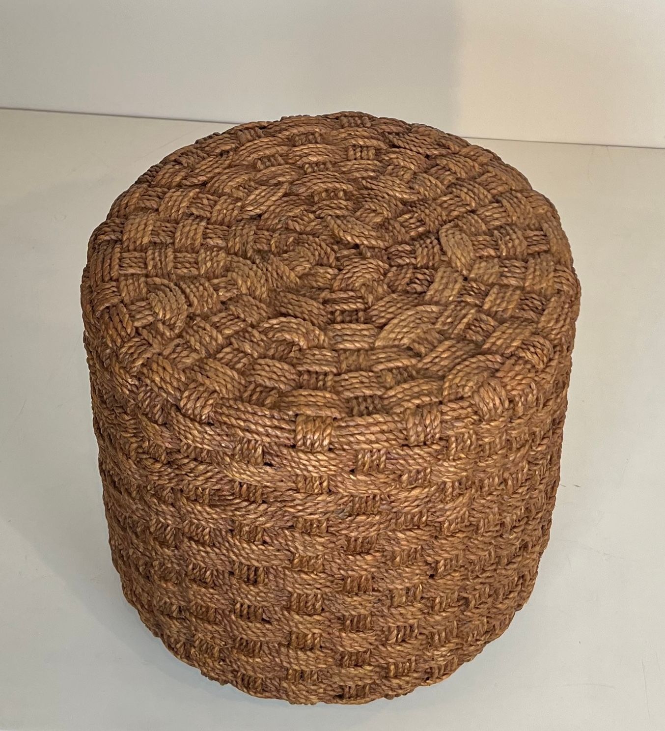 Rope Stool in the Style of Audoux Minet