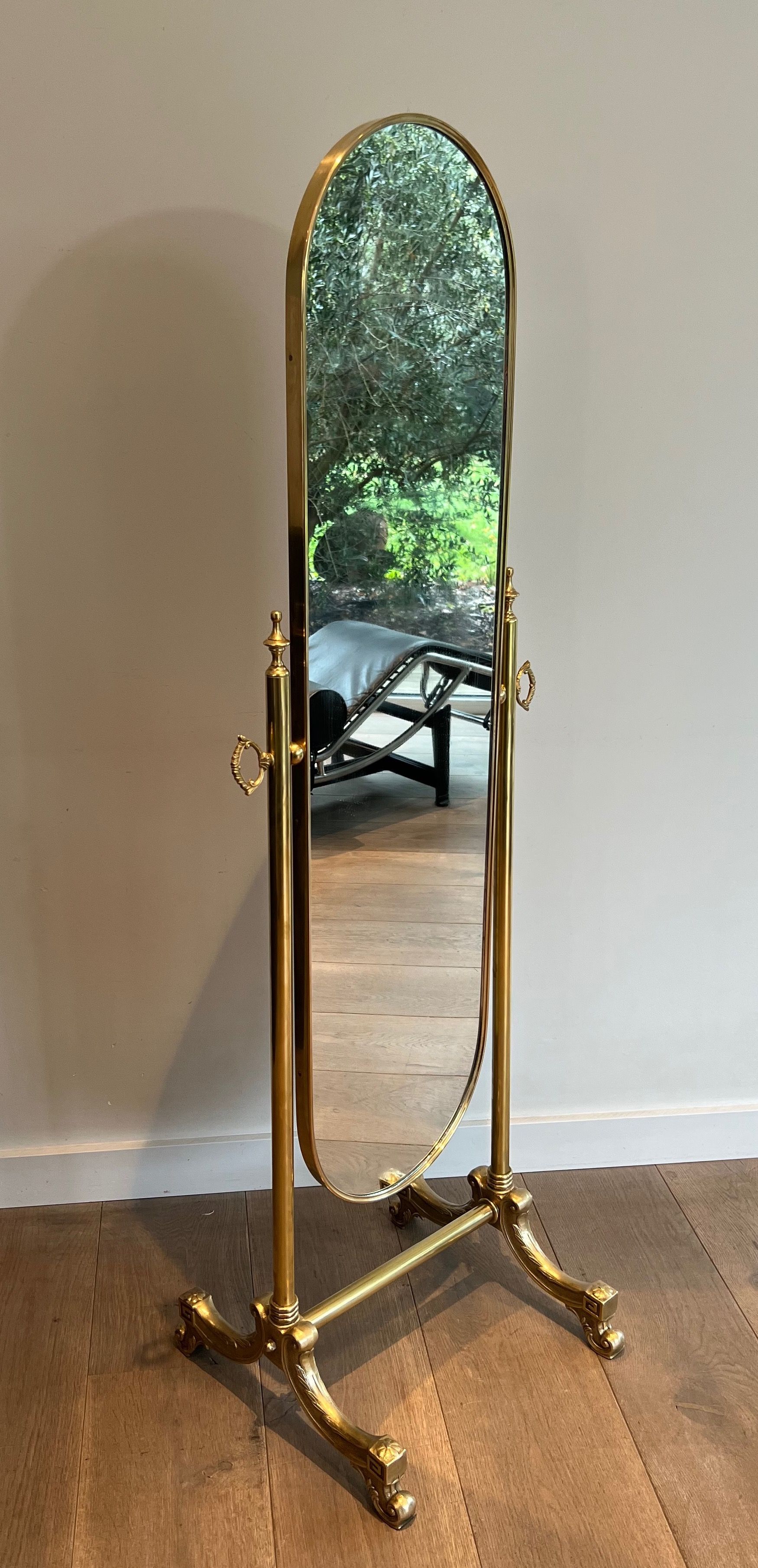 Neoclassical Style psyché Mirror