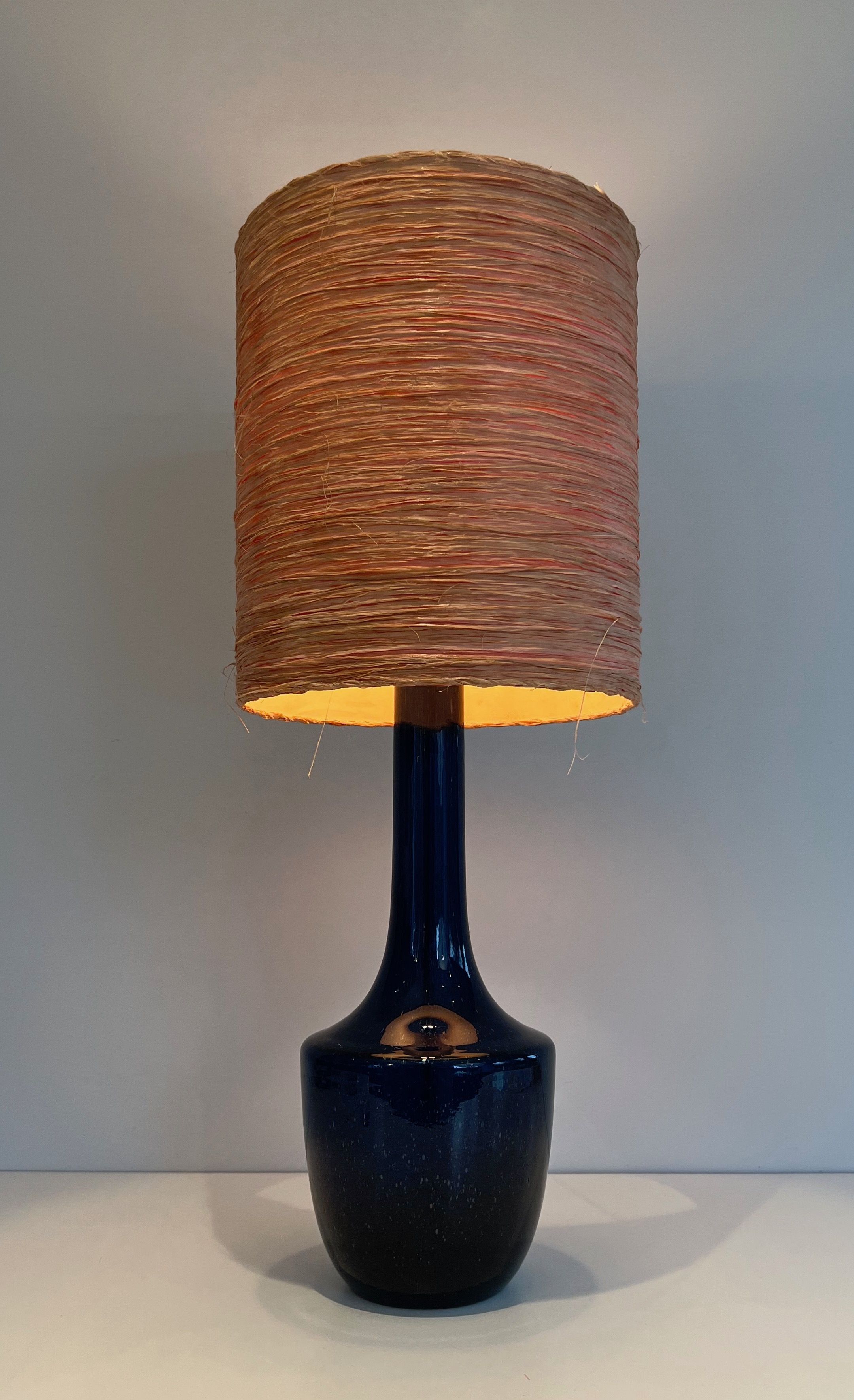 Lampe grappe en verre multicolore - Les Nouveaux Brocanteurs