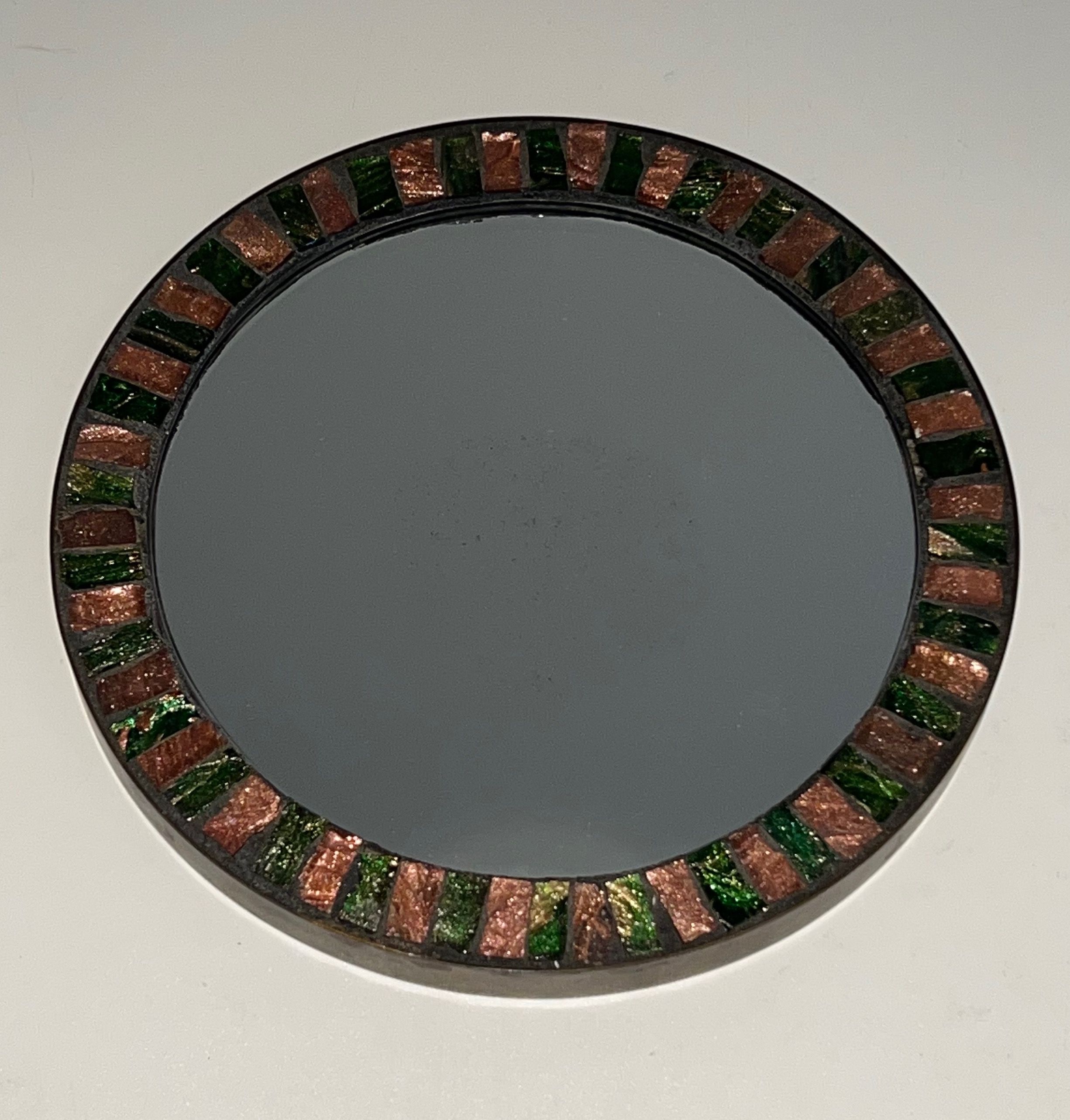 Round Ceramic Mirror