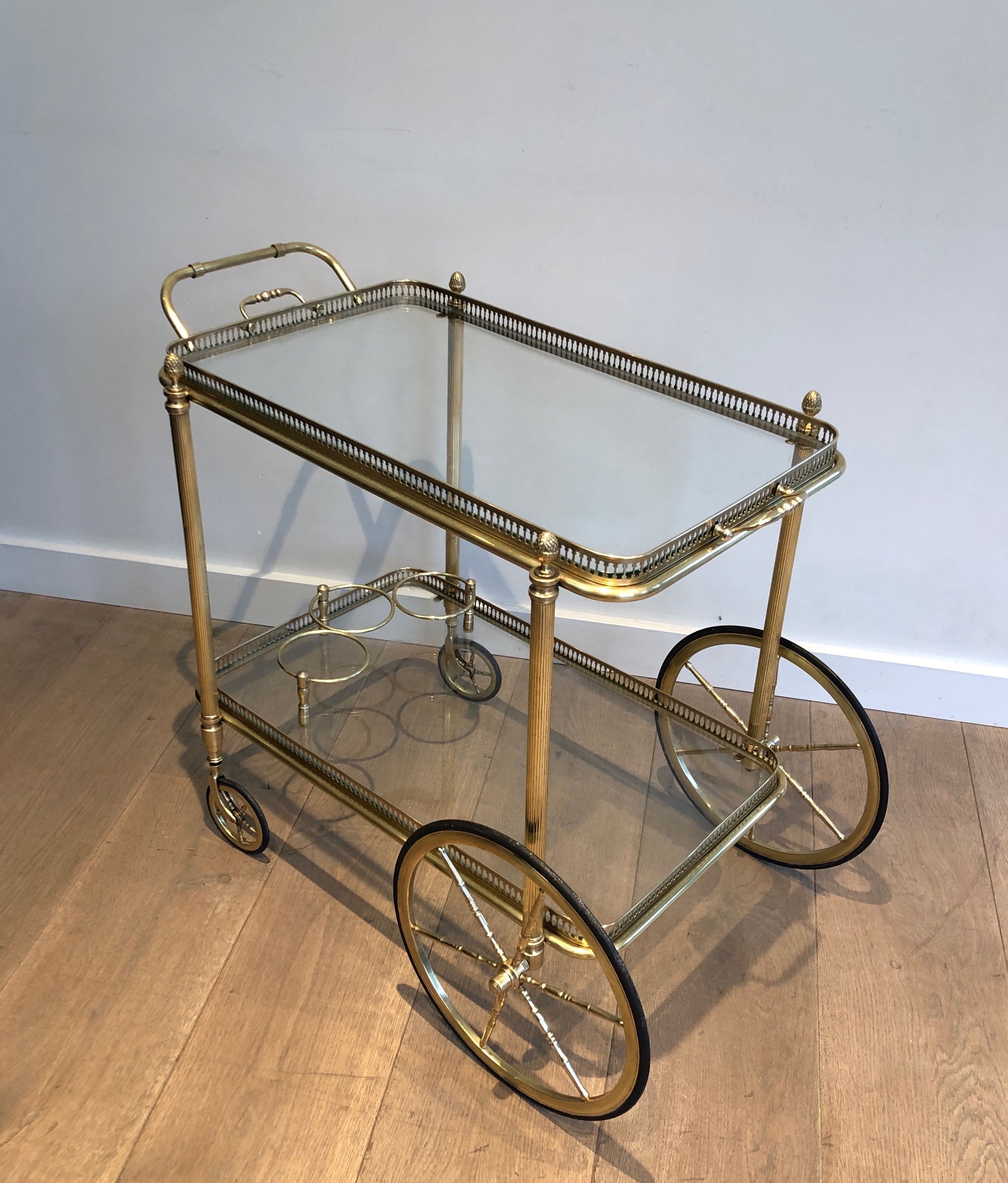 Brass Drinks Trolley by Maison Bagués