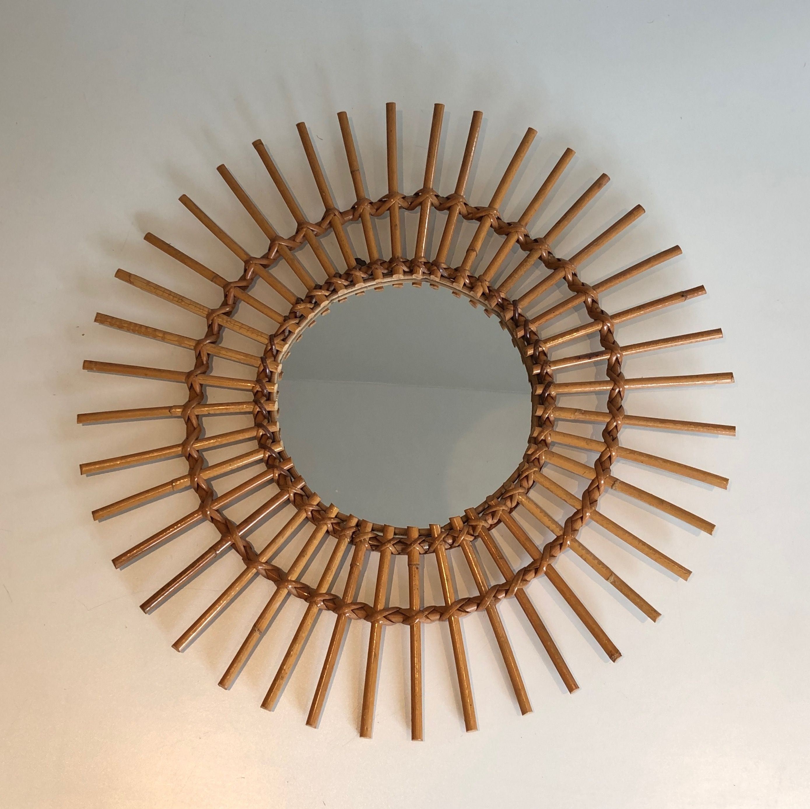 Rattan Mirror