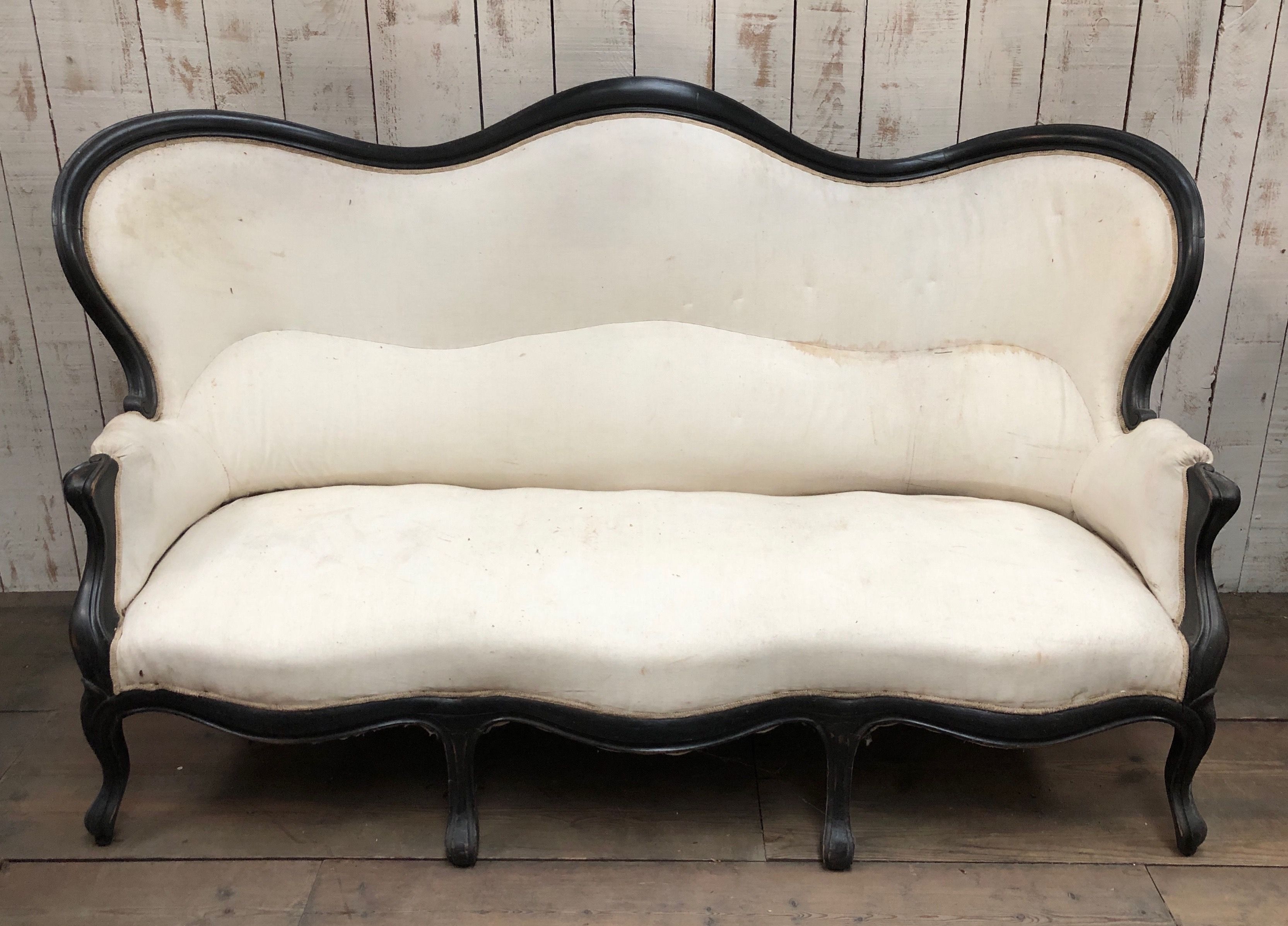 Blackened Wood Napoleon the 3d Sofa