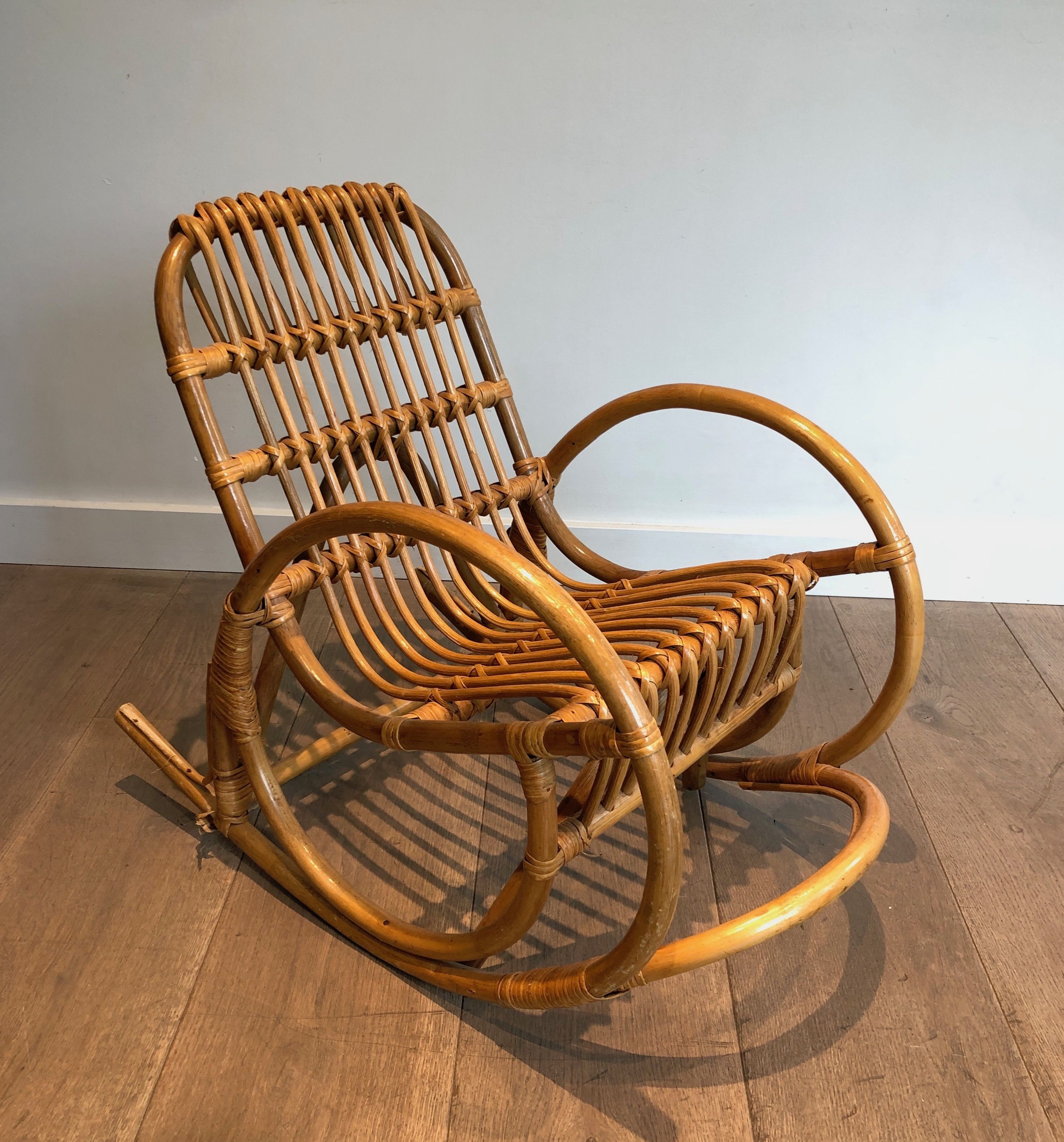 Children Rattan Rocking Chair