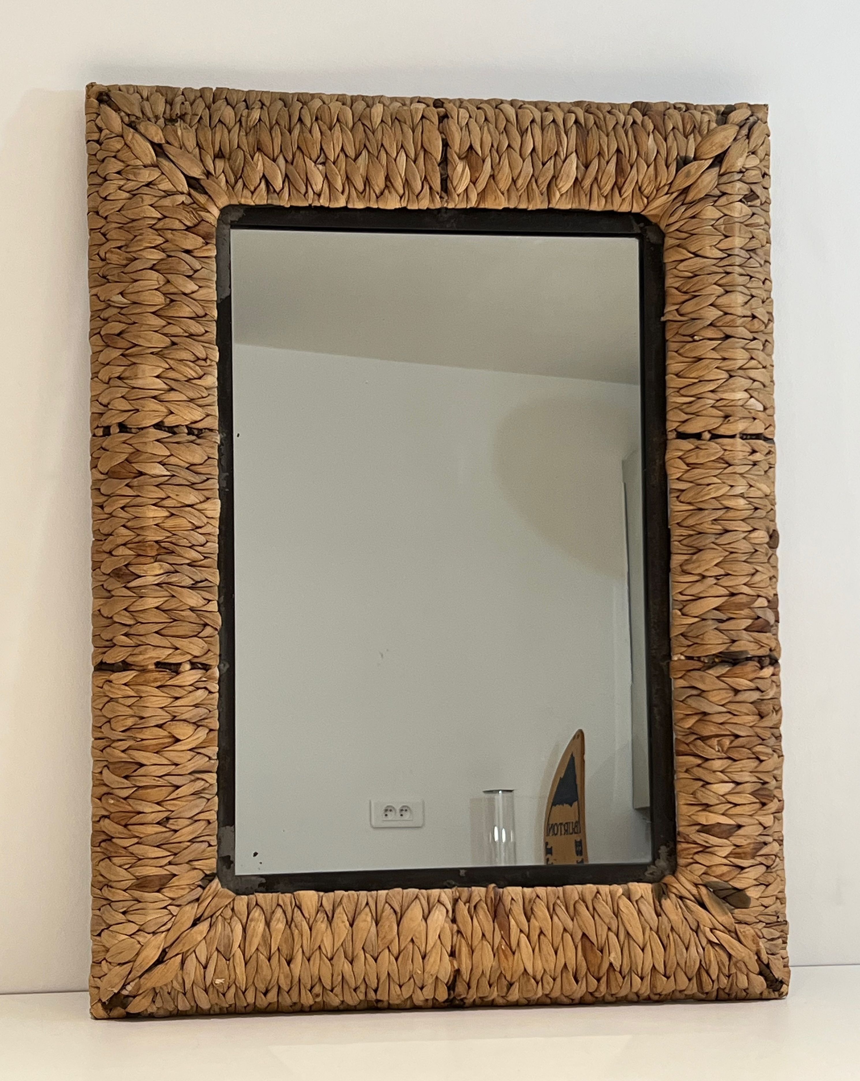 Rectangular Rope Mirror