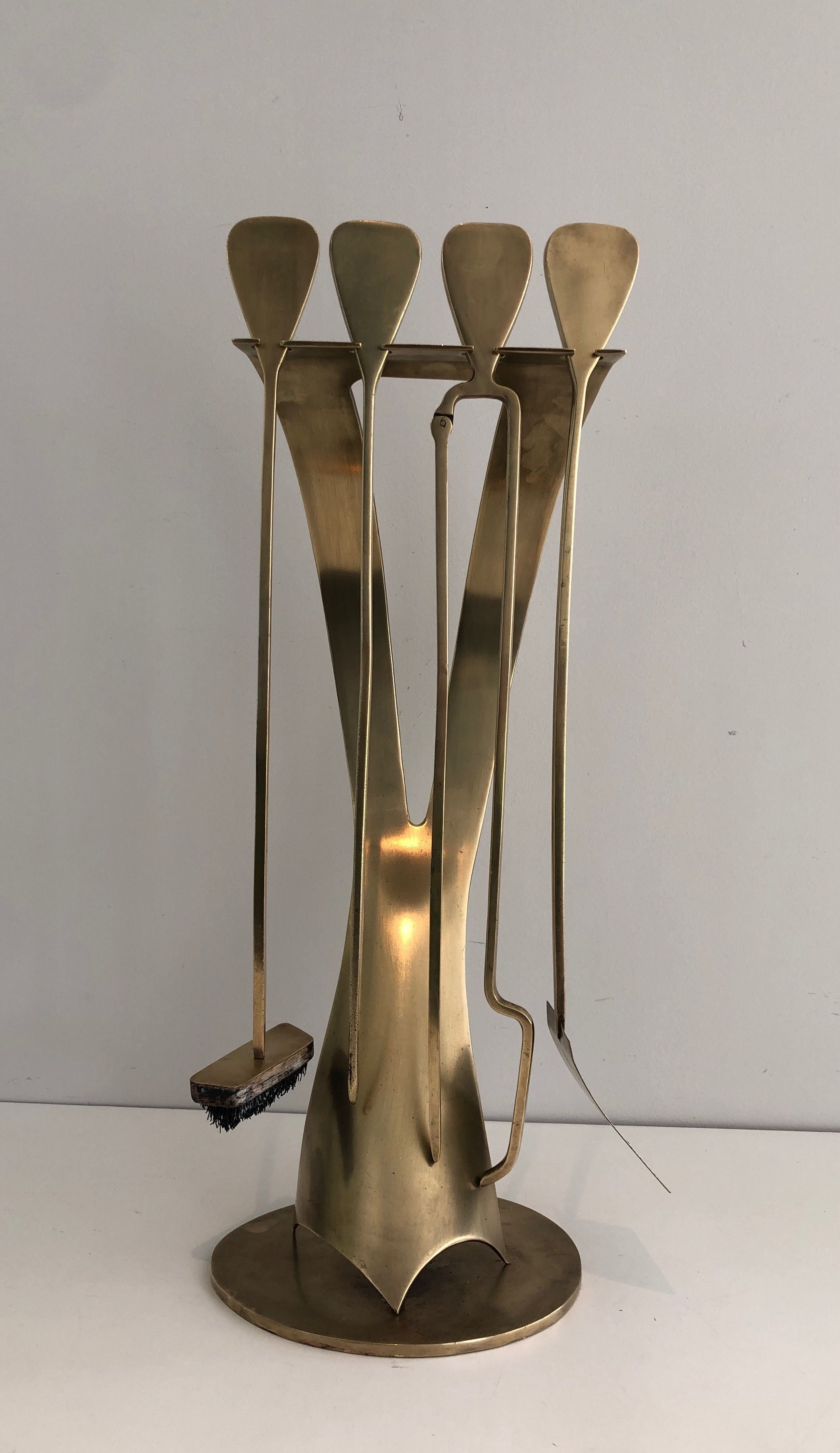 Brass Design Fireplace tools