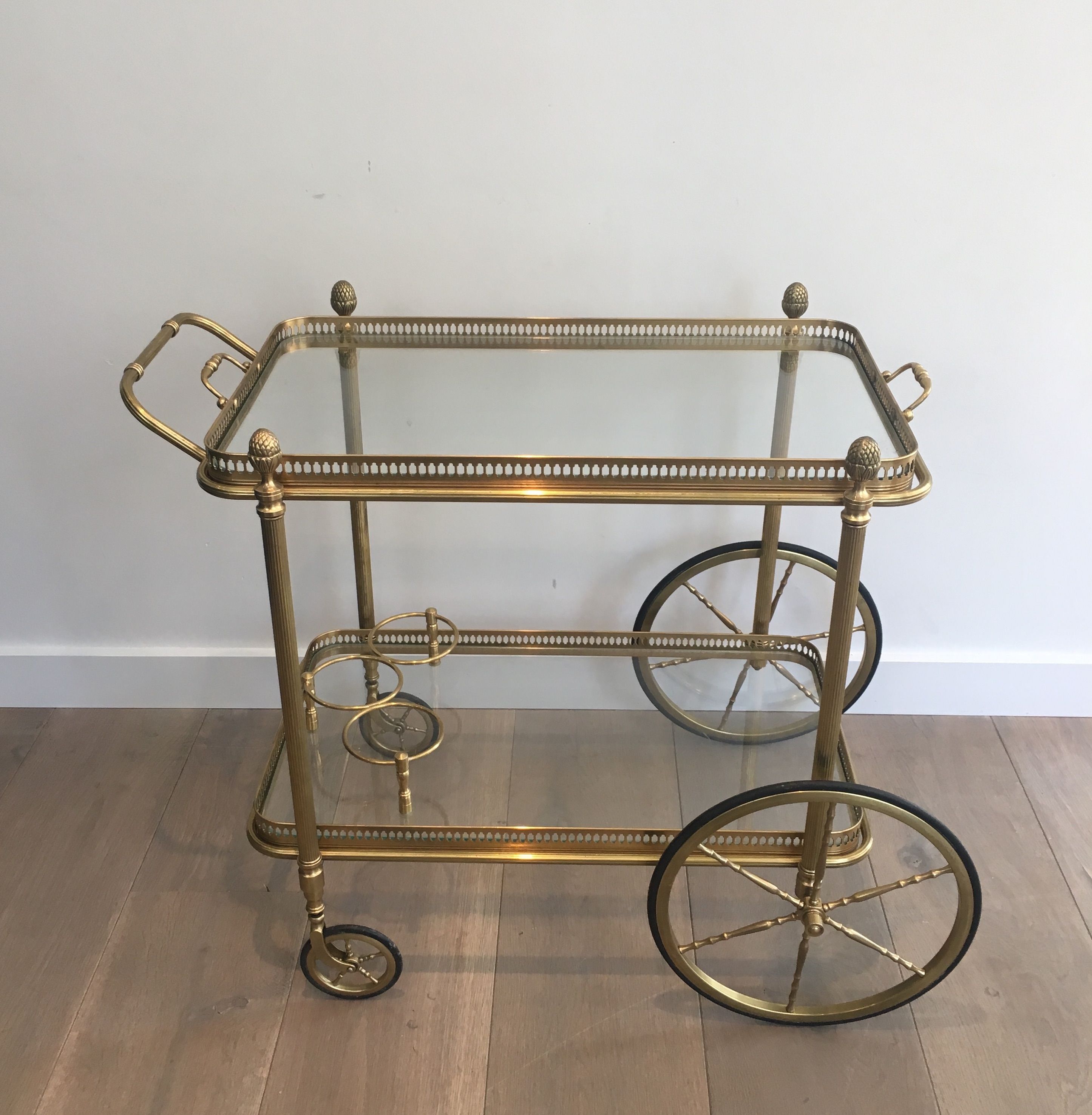 Brass Drinks Trolley by Maison Bagués