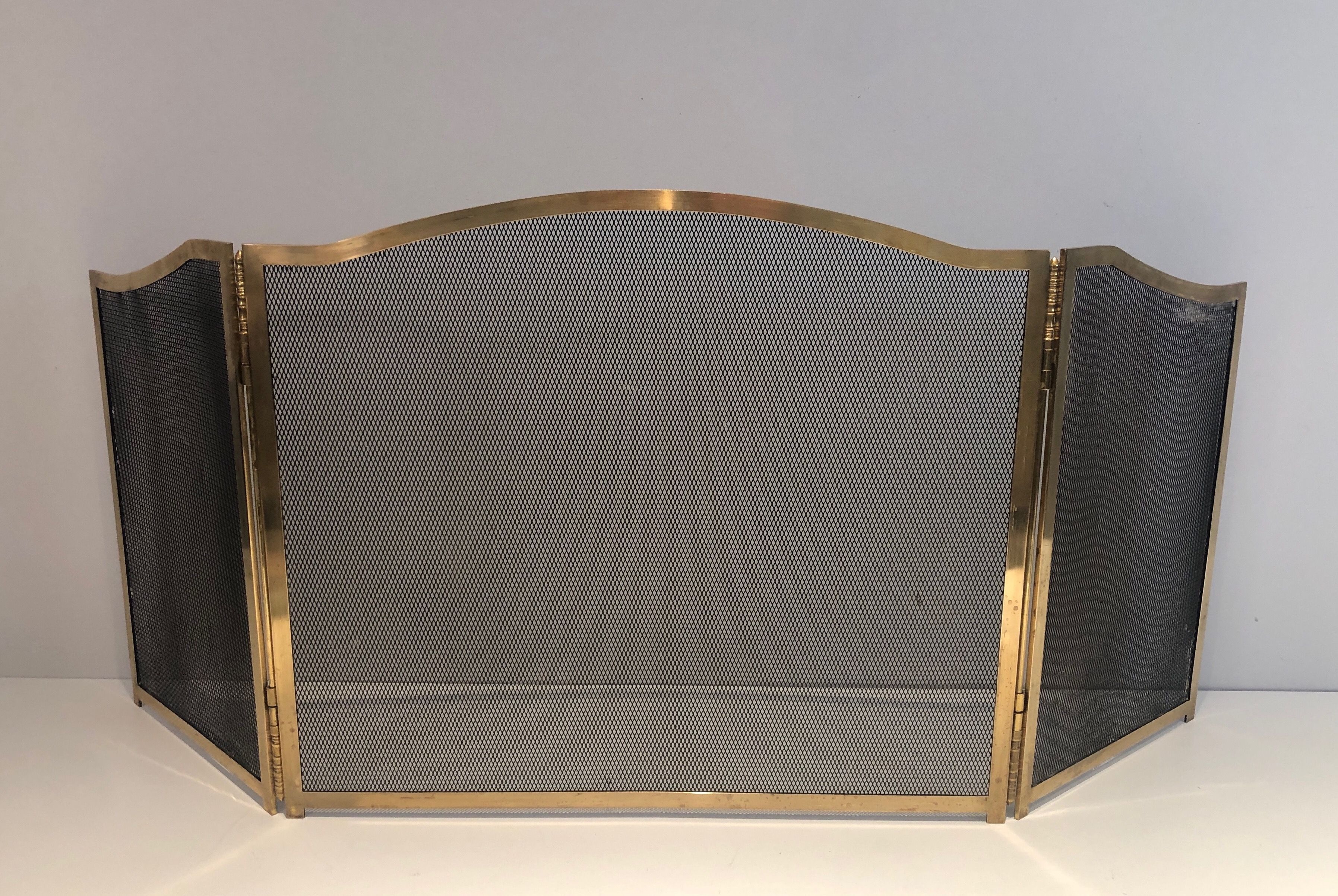 Brass Fireplace Screen