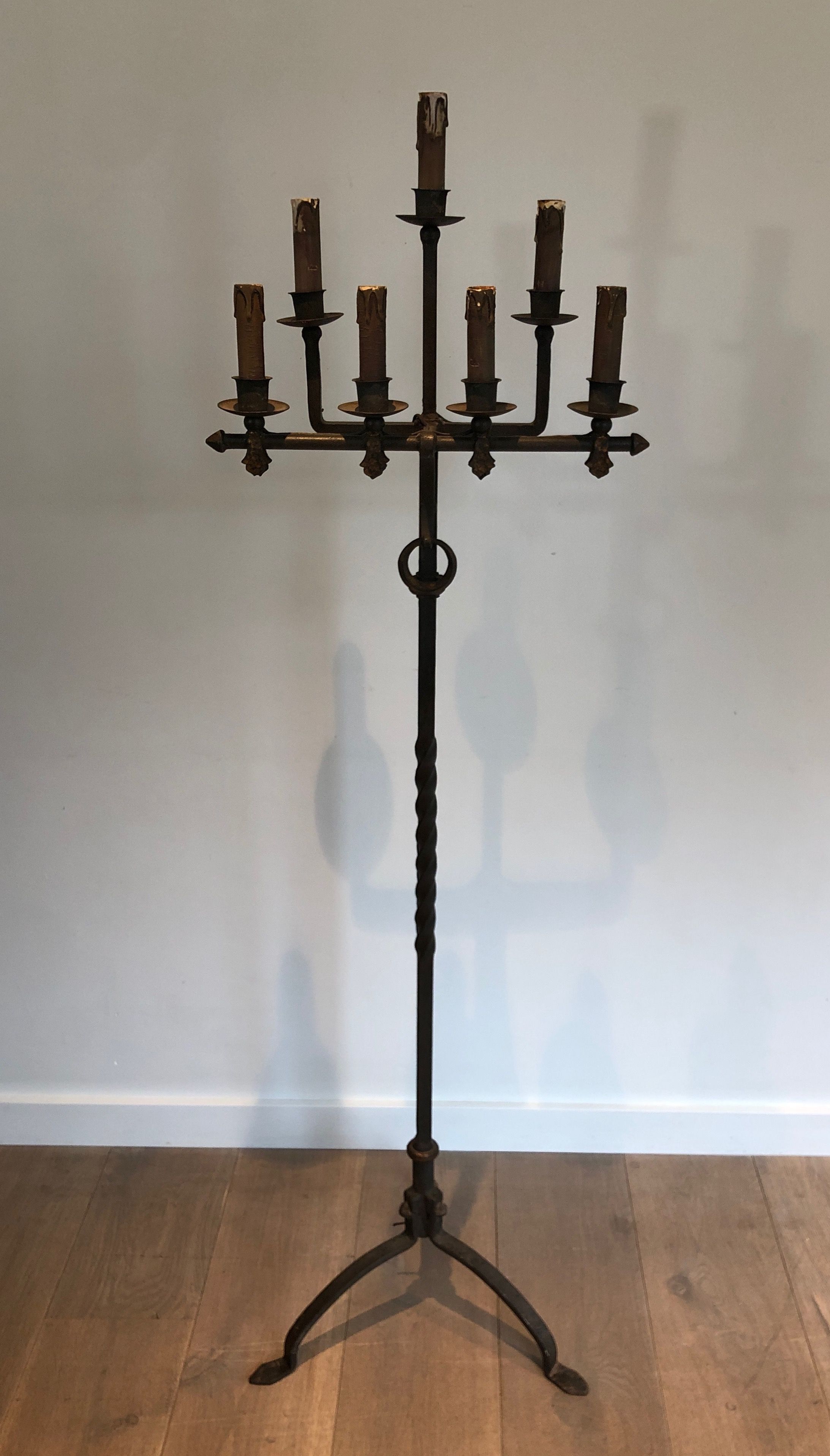 Wrought Iron Floor Lamp