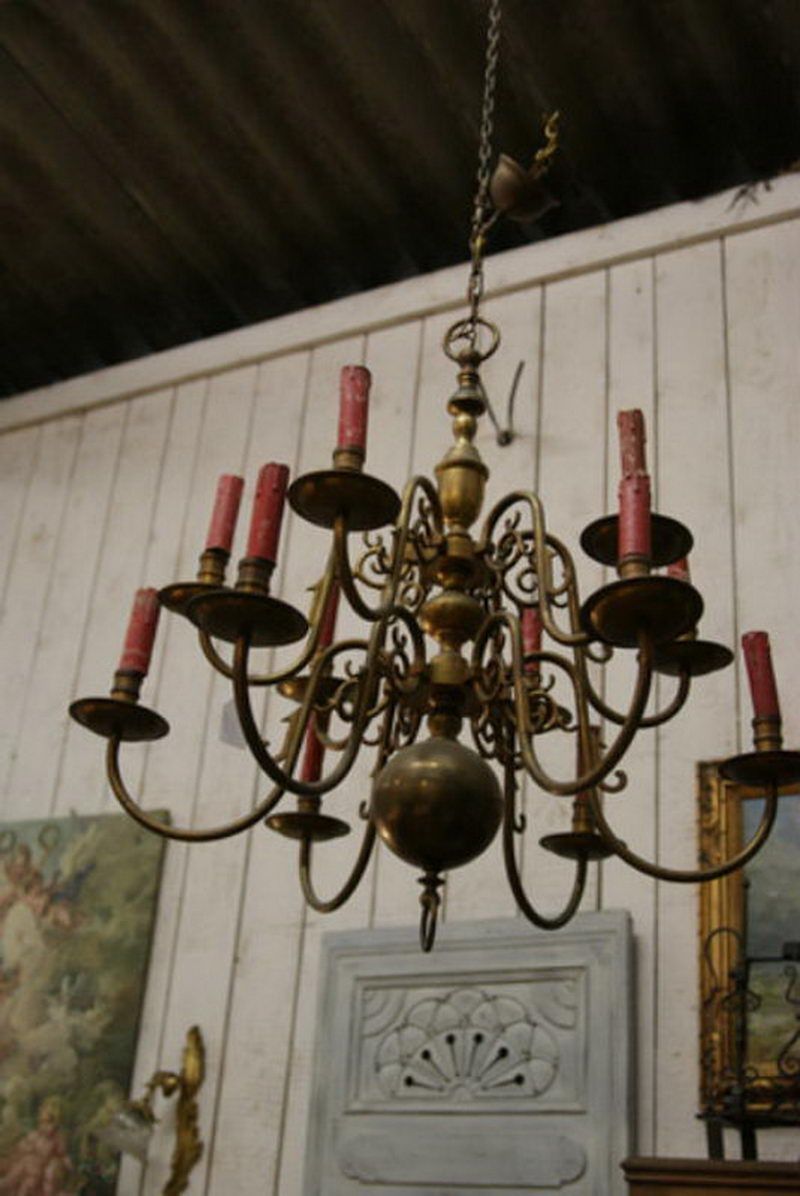 Chandelier en Bronze