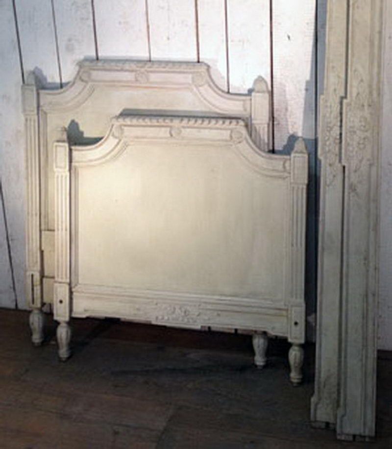 Louis the 16th style painted bed