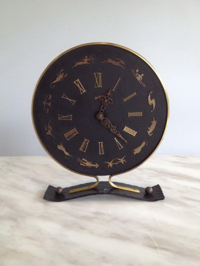 Jaegher Lecoultre Signs of Aquarius Decorative Clock