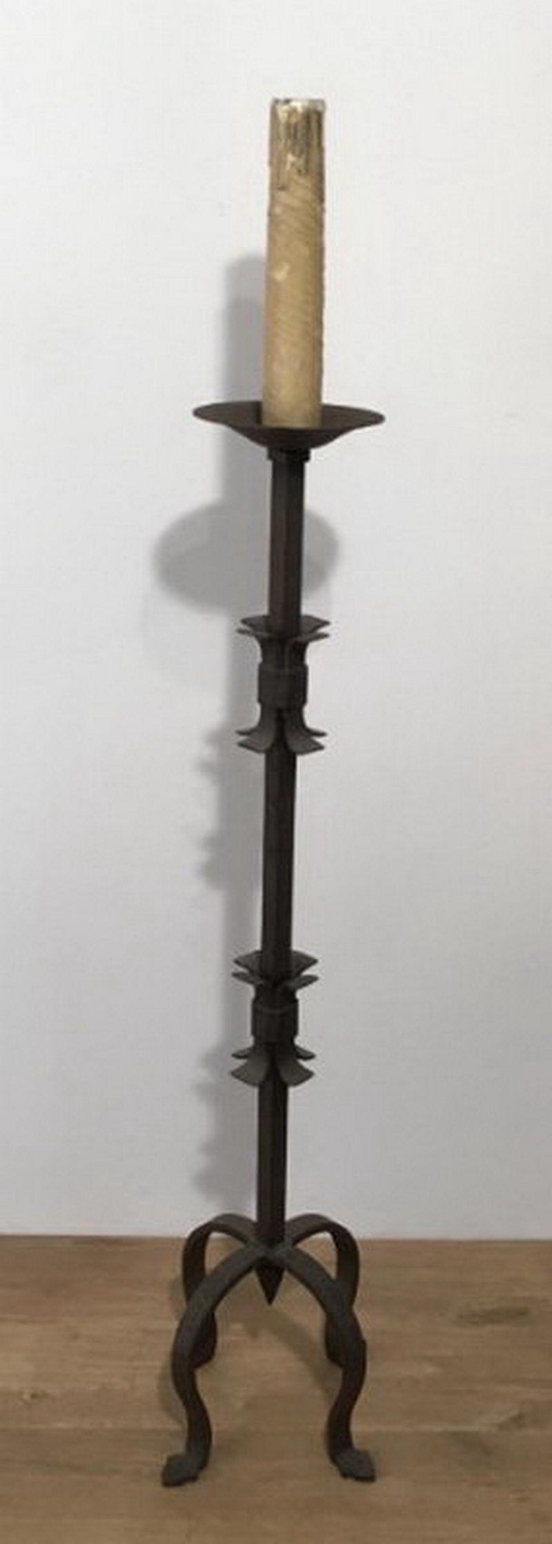 Wrought iron floor lamp