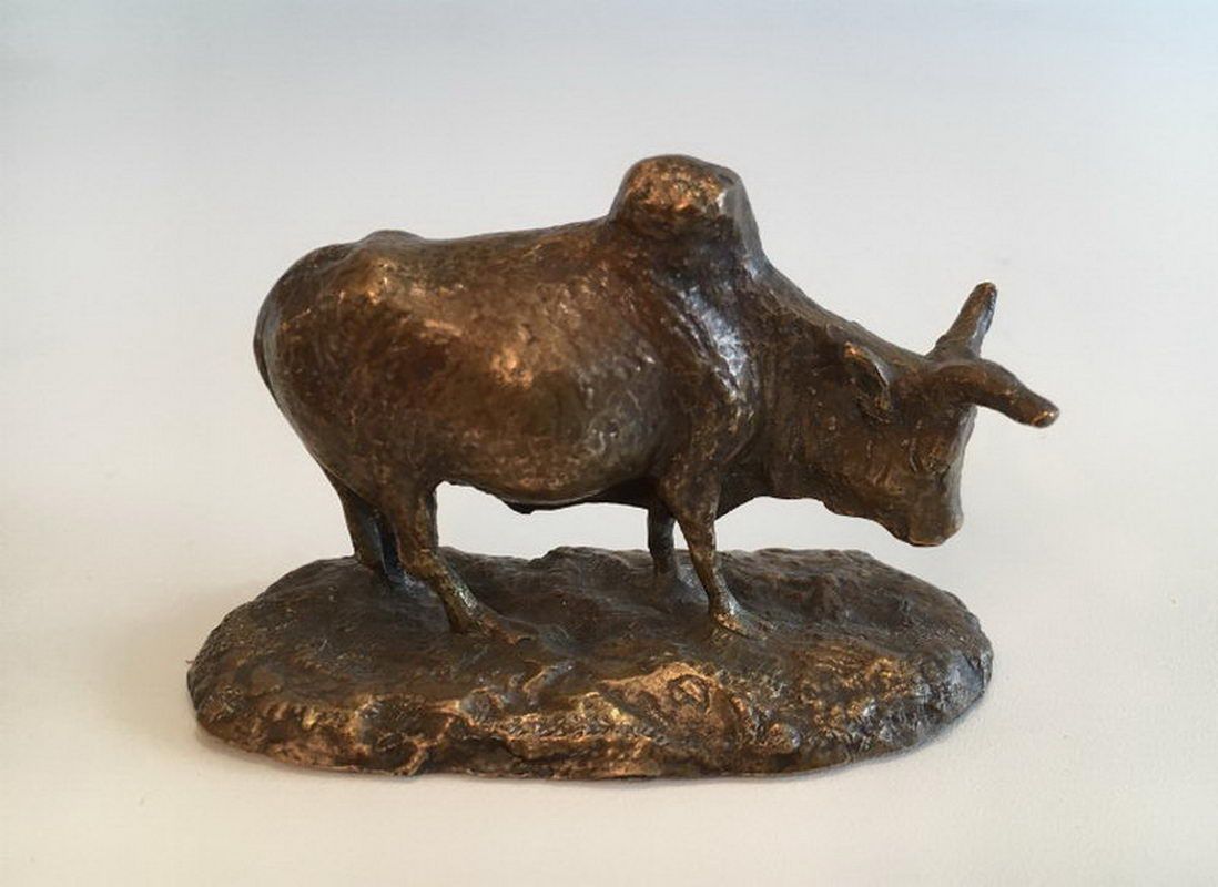 Bronze zebu