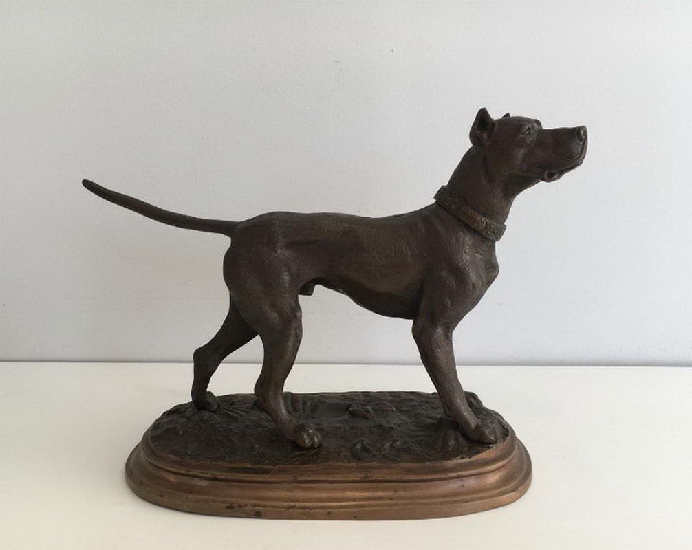 Sculpture d'un Chien Allemand. Henri Payen