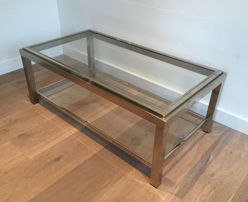 Chrome coffee table