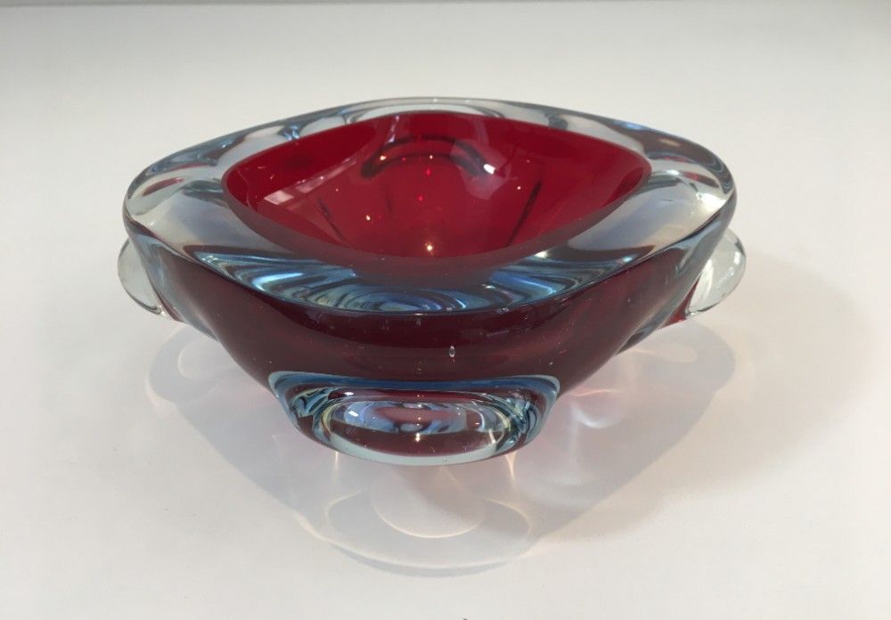 Bi-color Cristal Ashtray