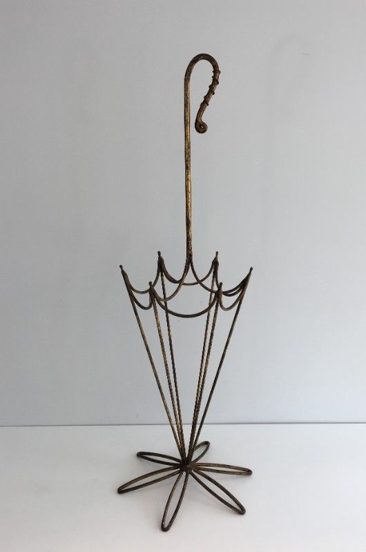 Gold gilt Iron Umbrella Stand