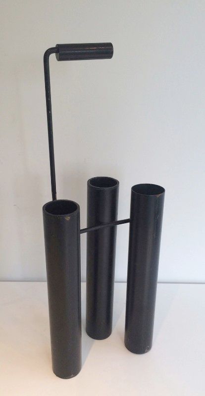 Design Black Lacquered Umbrella Stand