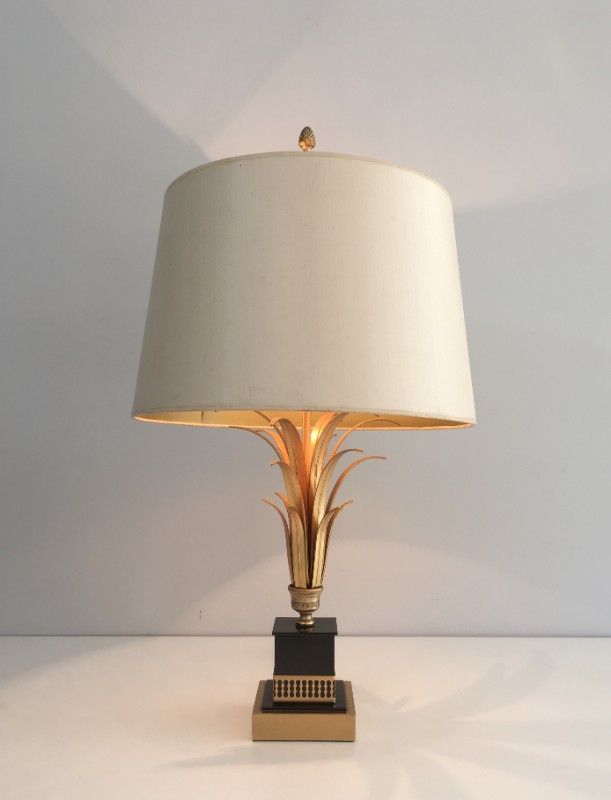 Palm Tree Table Lamp In the Style of Maison Charles