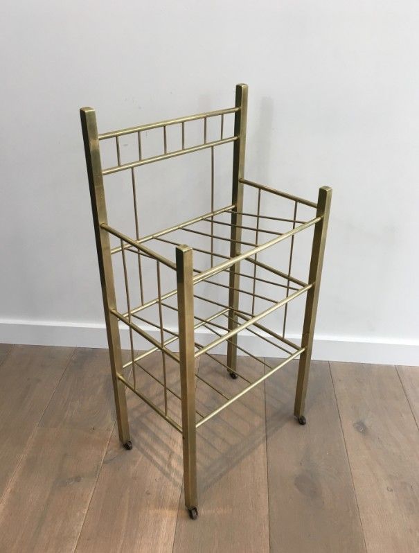 Brass Magazine Rack(Brass is damaged on a foot)