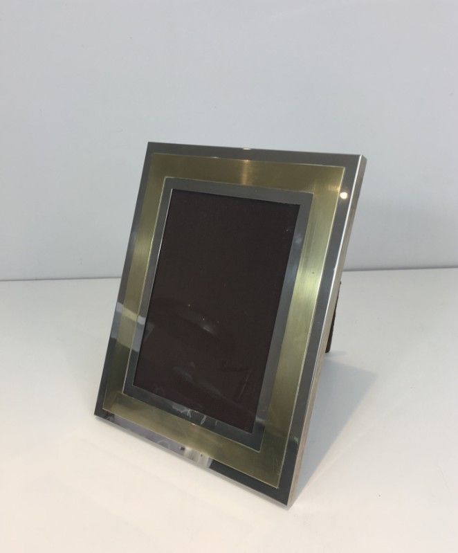 Chrome and Brass Frame