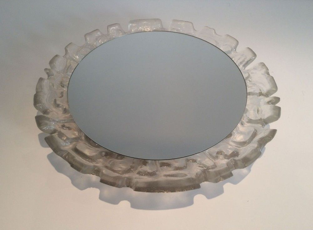 Unusual illuminating Molded Plastic Mirror