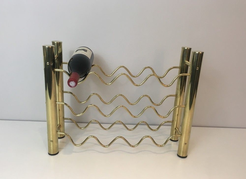 Design Brass Bottles Rack