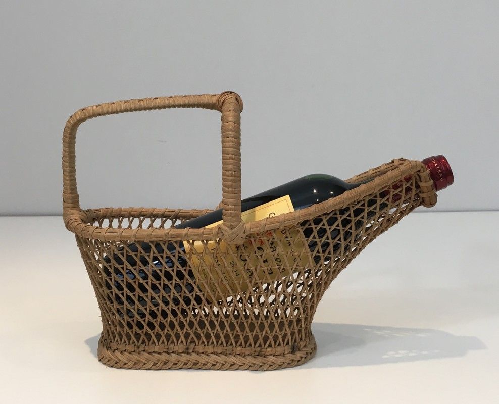 Rattan Bottle Holder