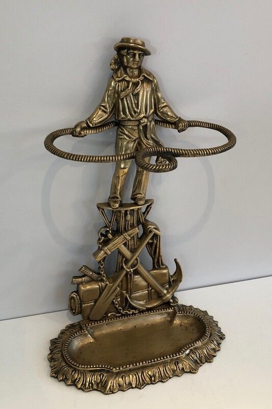 Rare Bronze Umbrella Stand