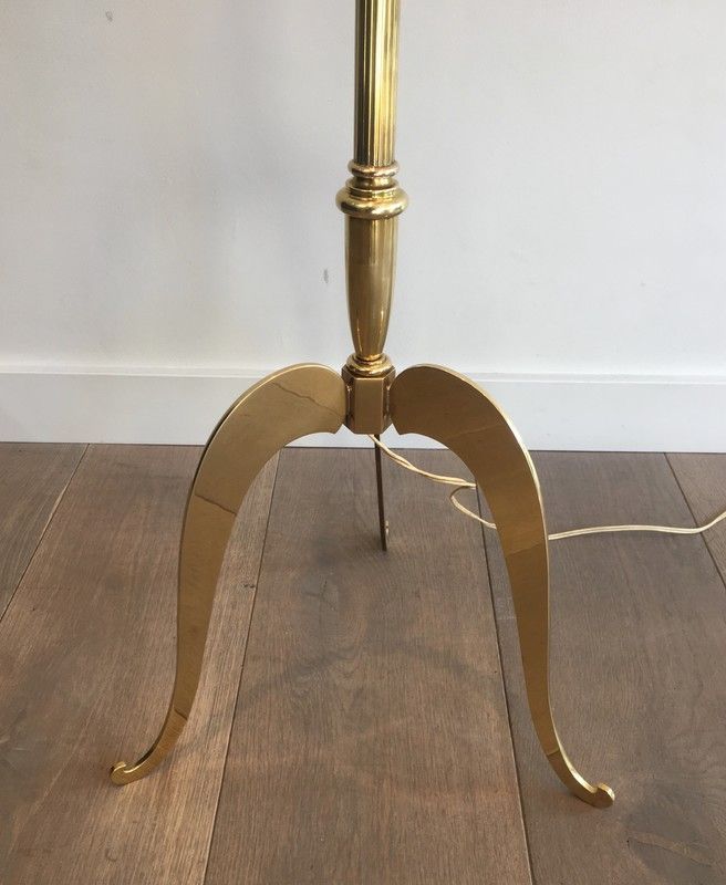 Lampe de Parquet de Style Néoclassique en Laiton