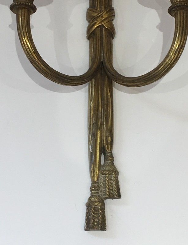 Paire d 'Appliques en Bronze de Stye louis XVI