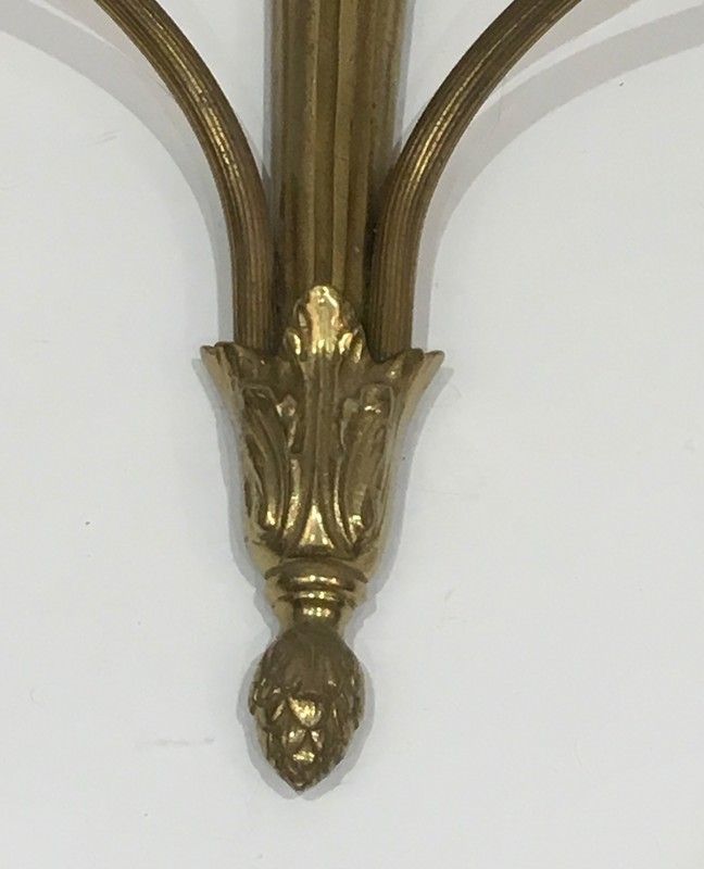 Paire d'Appliques De Style Louis XVI En Bronze Au Carquois