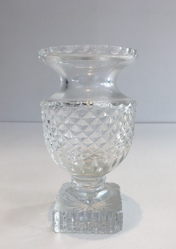 Paire de Vases en Cristal de Style Médicis