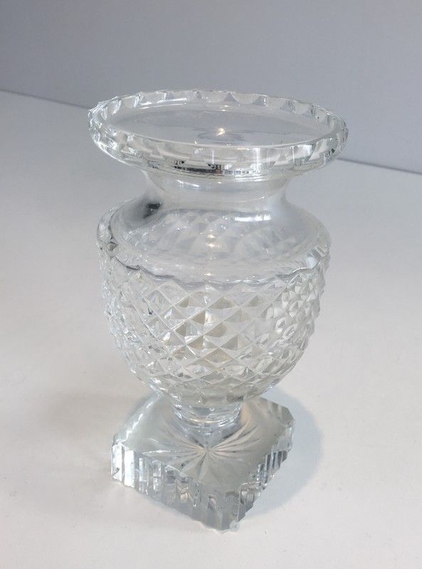 Paire de Vases en Cristal de Style Médicis