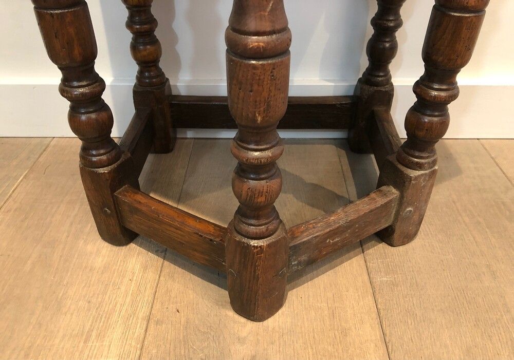 Tabouret de Chantre en Chêne