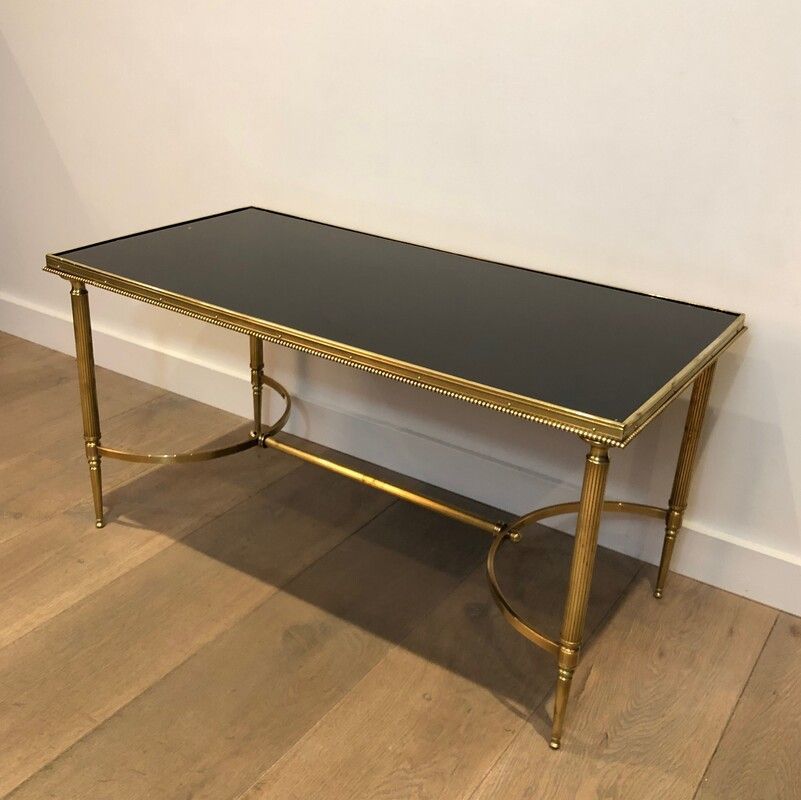 Table Basse en Laiton. Maison Jansen