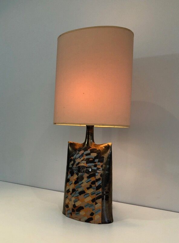 Lampe en Céramique. Vers 1970