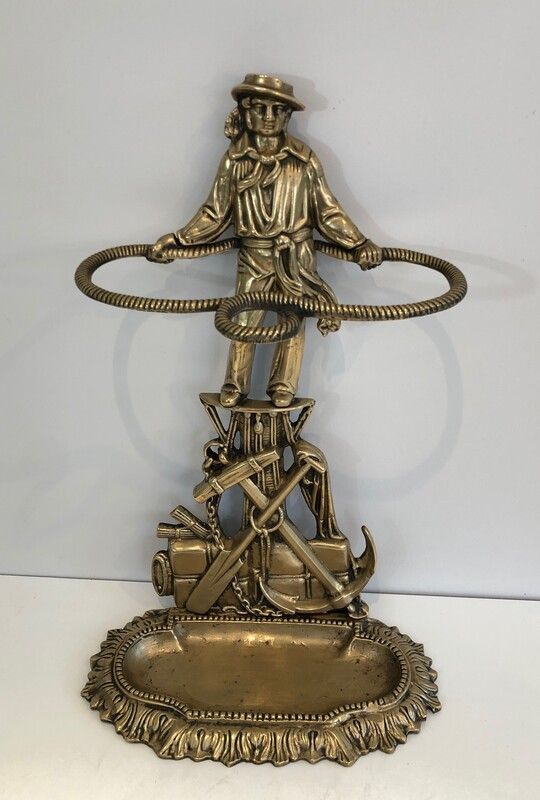 Rare Porte-Parapluie en Bronze