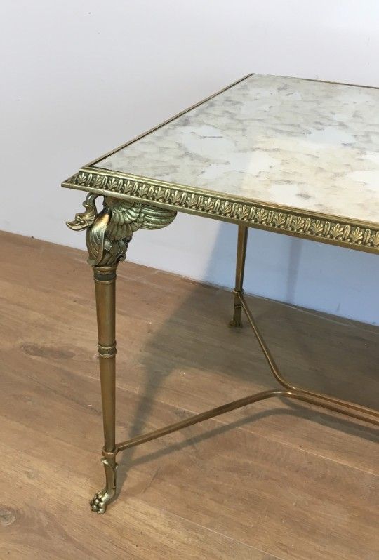 Table Basse en Bronze et Laiton. Dans le goût de la Maison Jansen