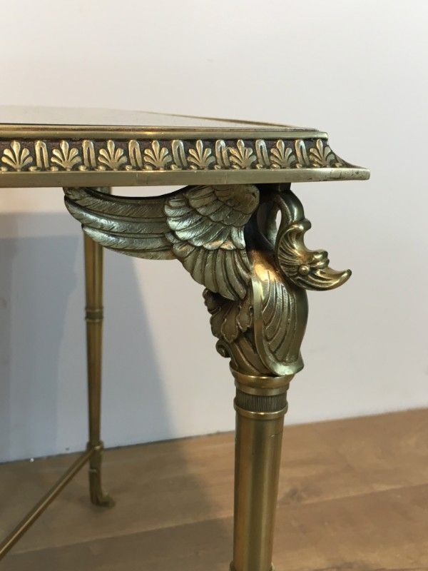 Table Basse en Bronze et Laiton. Dans le goût de la Maison Jansen