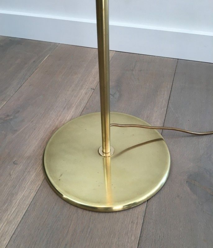 Lampadaire de Parquet Design en Laiton