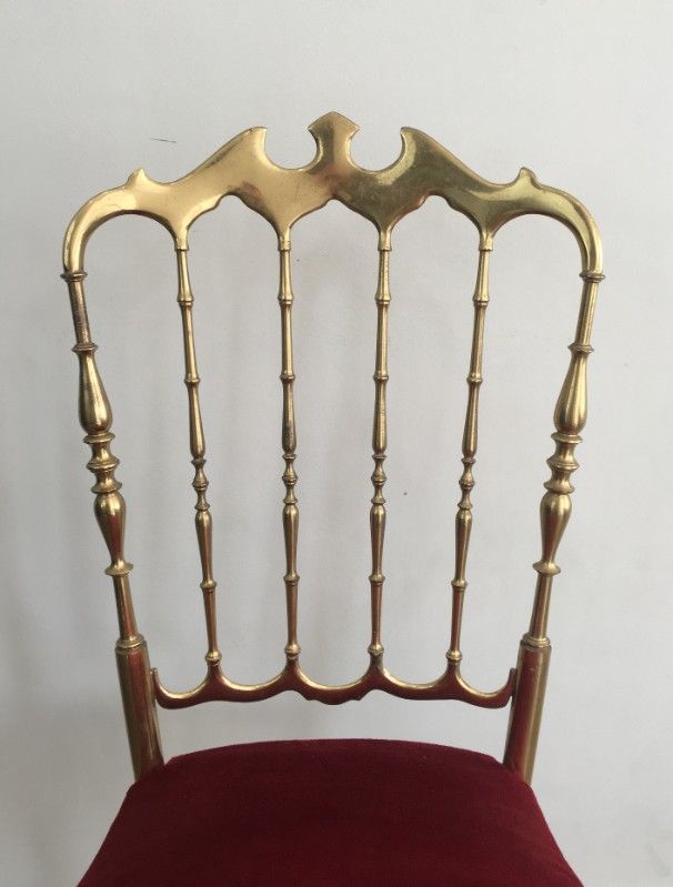 Chaise Chiavari en Laiton