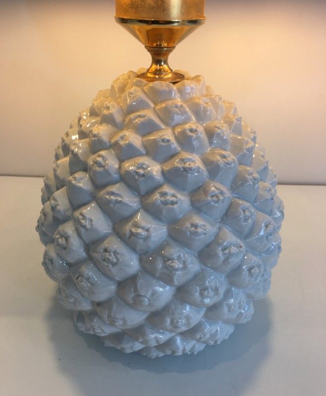 Lampe Ananas Design en Porcelaine