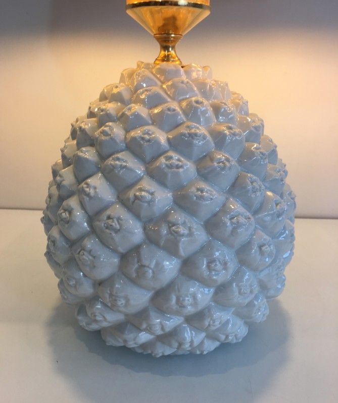 Lampe Ananas Design en Porcelaine