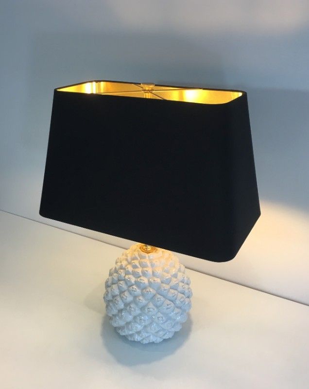 Lampe Ananas Design en Porcelaine